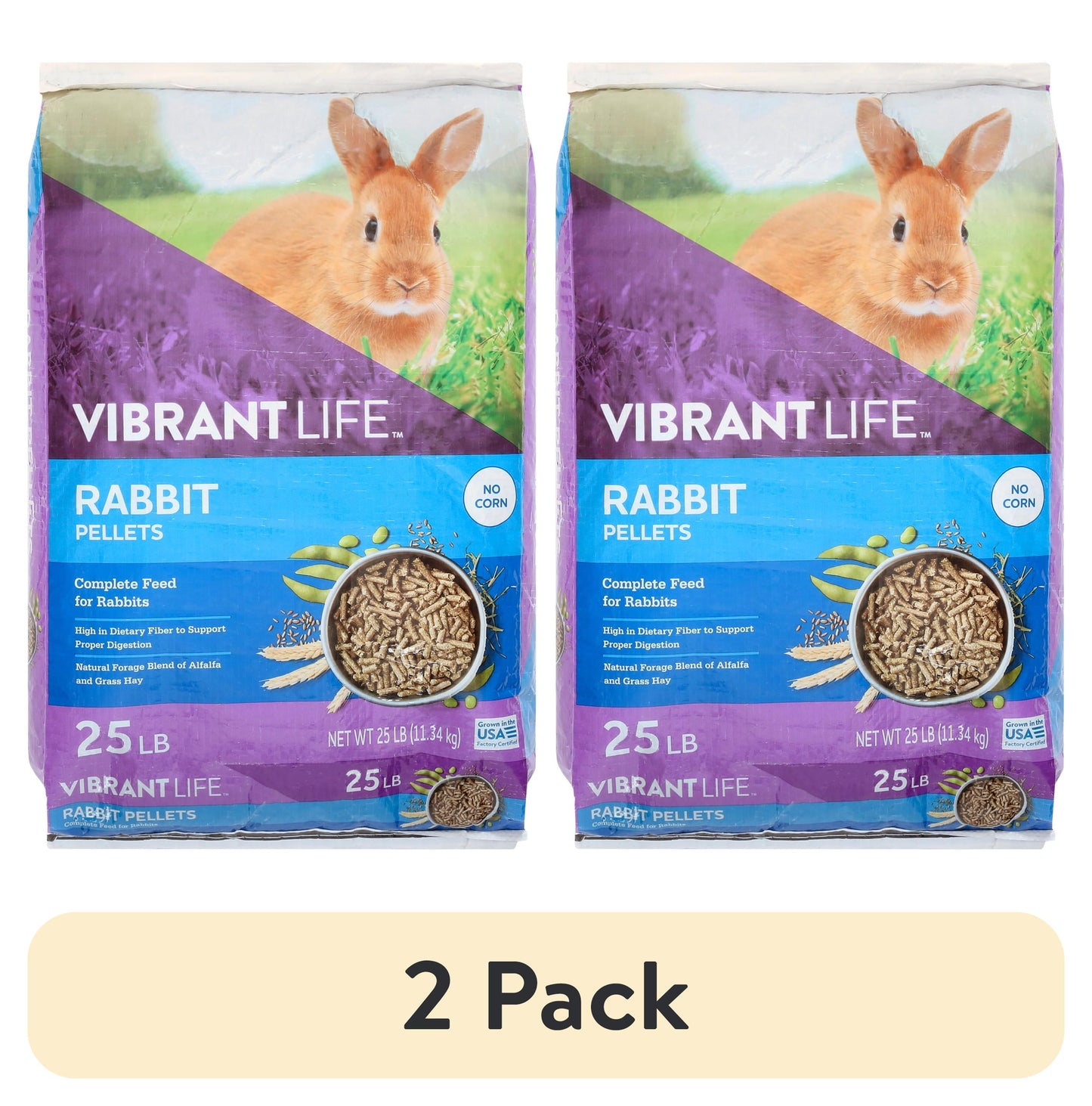 Rabbit Pellets, 25 Lb Bag