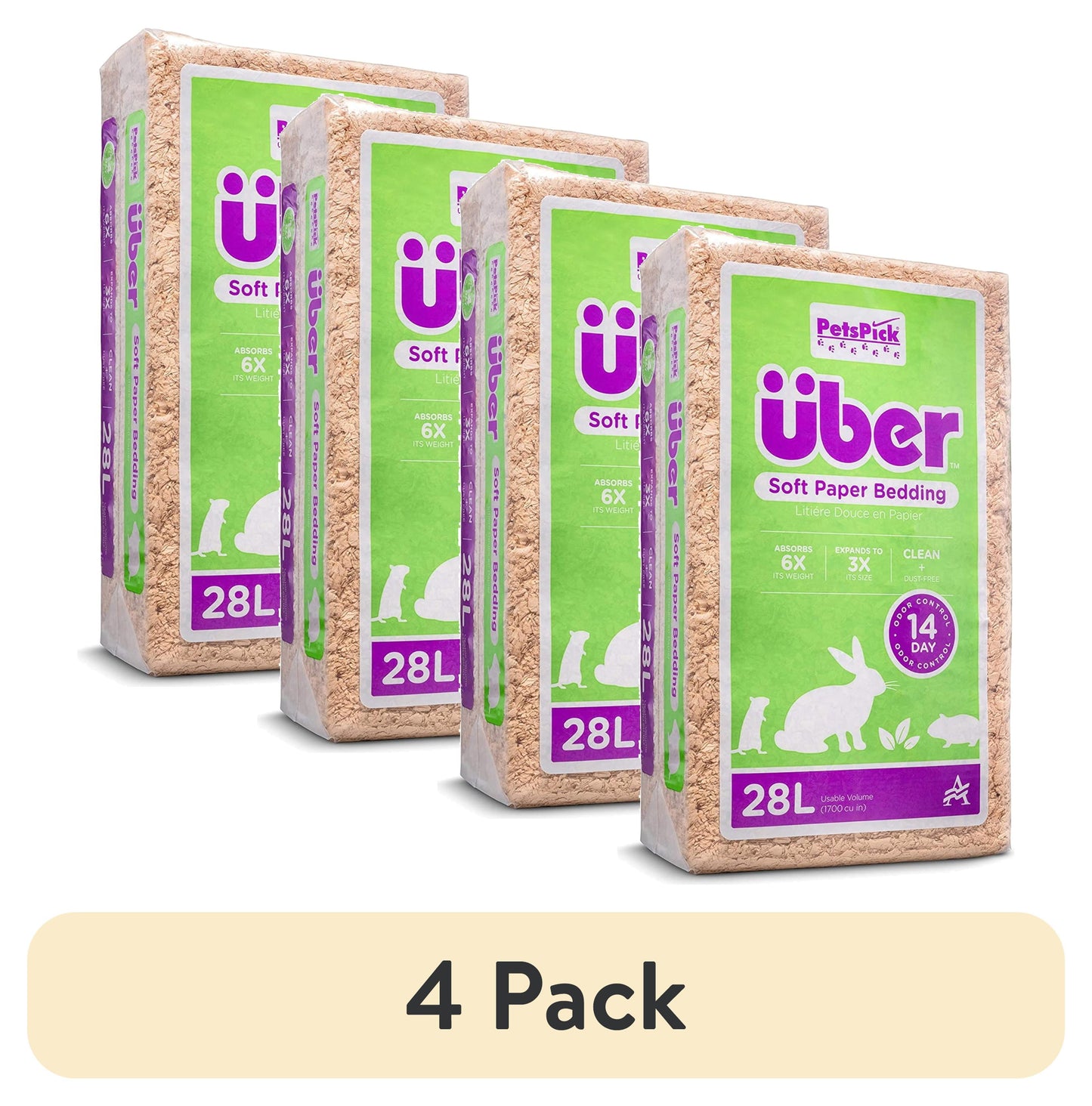 28L Natural Uber Pet Bedding for Small Animals