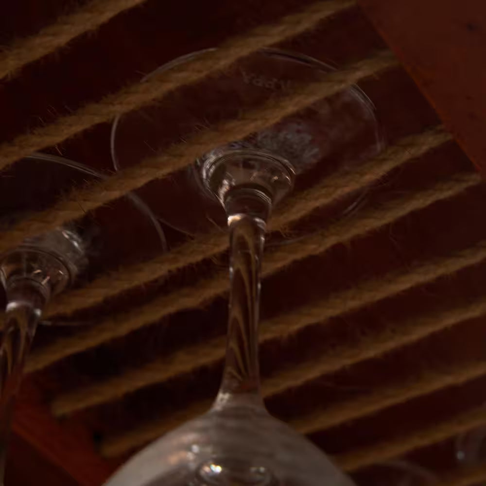 32-Bottles Freestanding Wine Rack, Wine Storage Rack, Freestanding Display Rack for Kitchen, Pantry, Cellar, Walnut