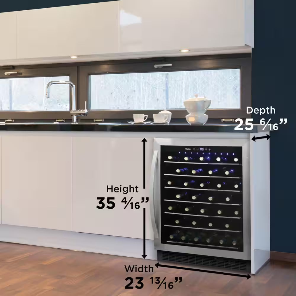 Single Zone 60-Bottle Built-In Wine Cooler