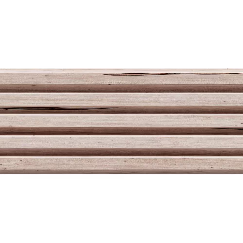 0.375 In. D X 5 In. W X 47.5 In. L Unfinished Ambrosia Maple Wood Accent Wall Panel Moulding