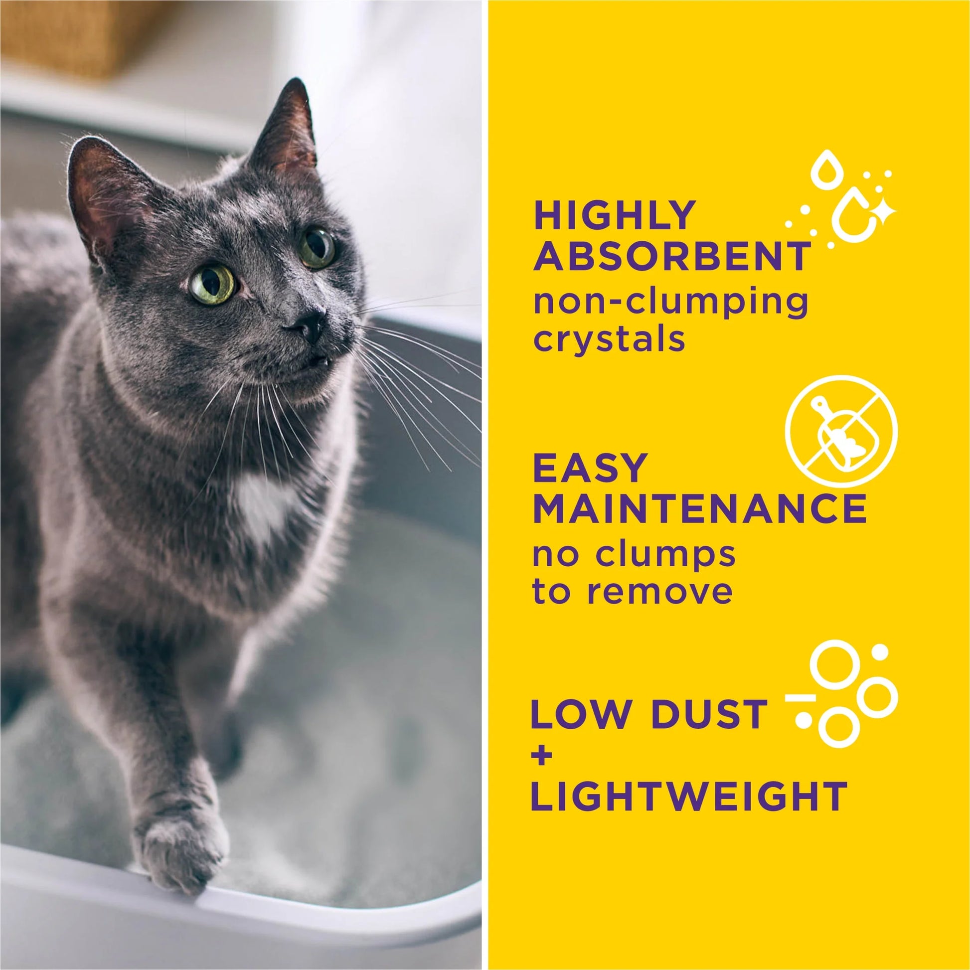 Purina  Tidy Care Alert Health Monitoring Cat Litter with Silica Crystals