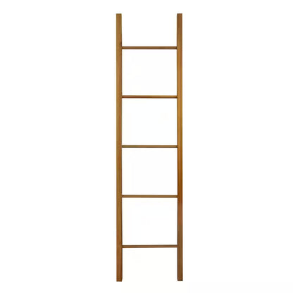 19 In. W X 1.6 In. D Espresso Decorative Ladder with Solid American Maple