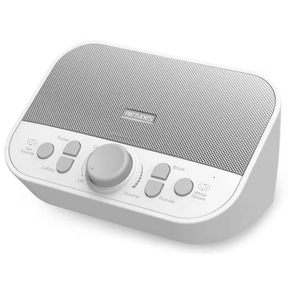 White Noise Sound Machine with 28 Sounds, Timer Options and Automatic Shutdowns