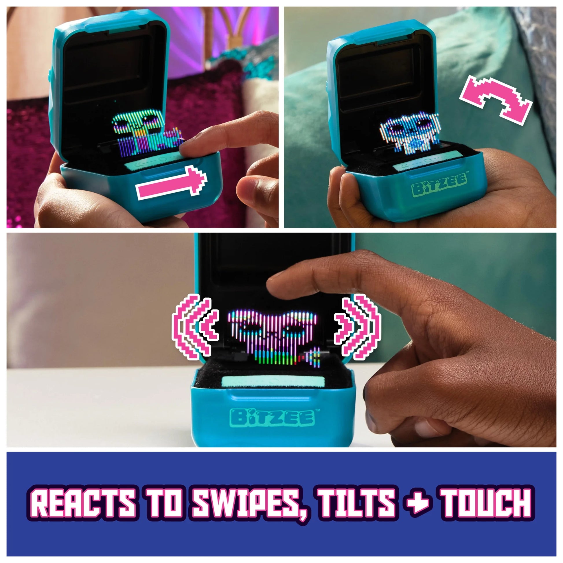 , Magicals Interactive Digital Pet with 20 Characters Inside, Reacts to Touch