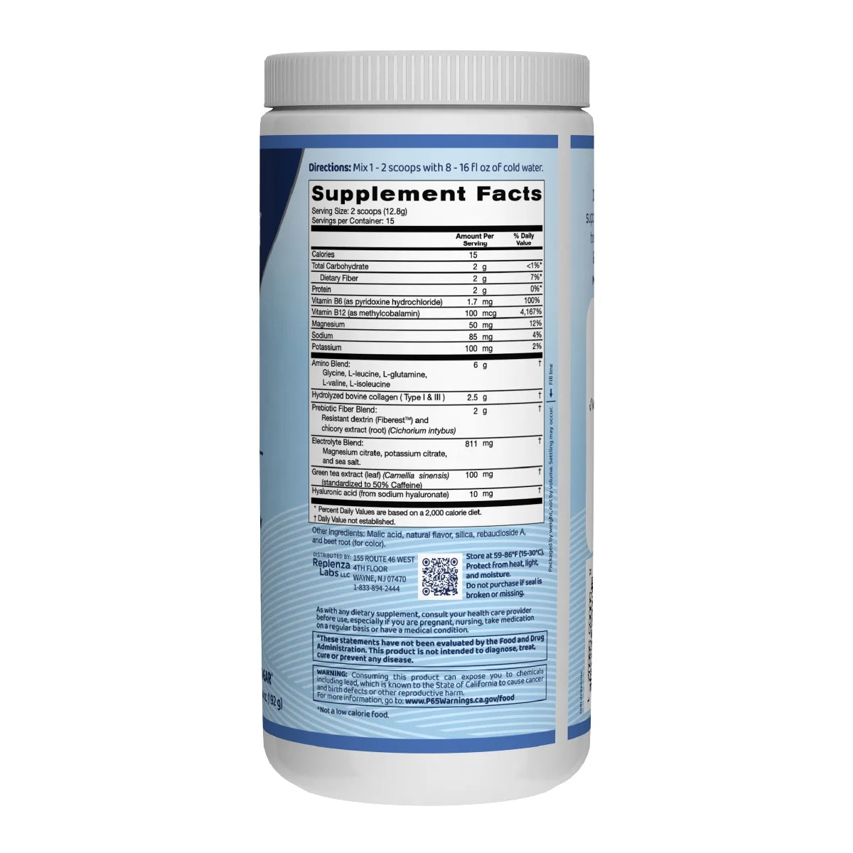 (2 Pack)  GLP-1 Support, Daily Replenisher, Supports Muscle Recovery, Digestive Health, Mixed Berry, 15 Servings