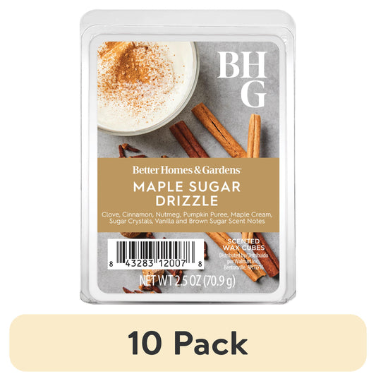 (10 Pack) Maple Sugar Drizzle Scented Wax Melts, , 2.5 Oz (1-Pack)