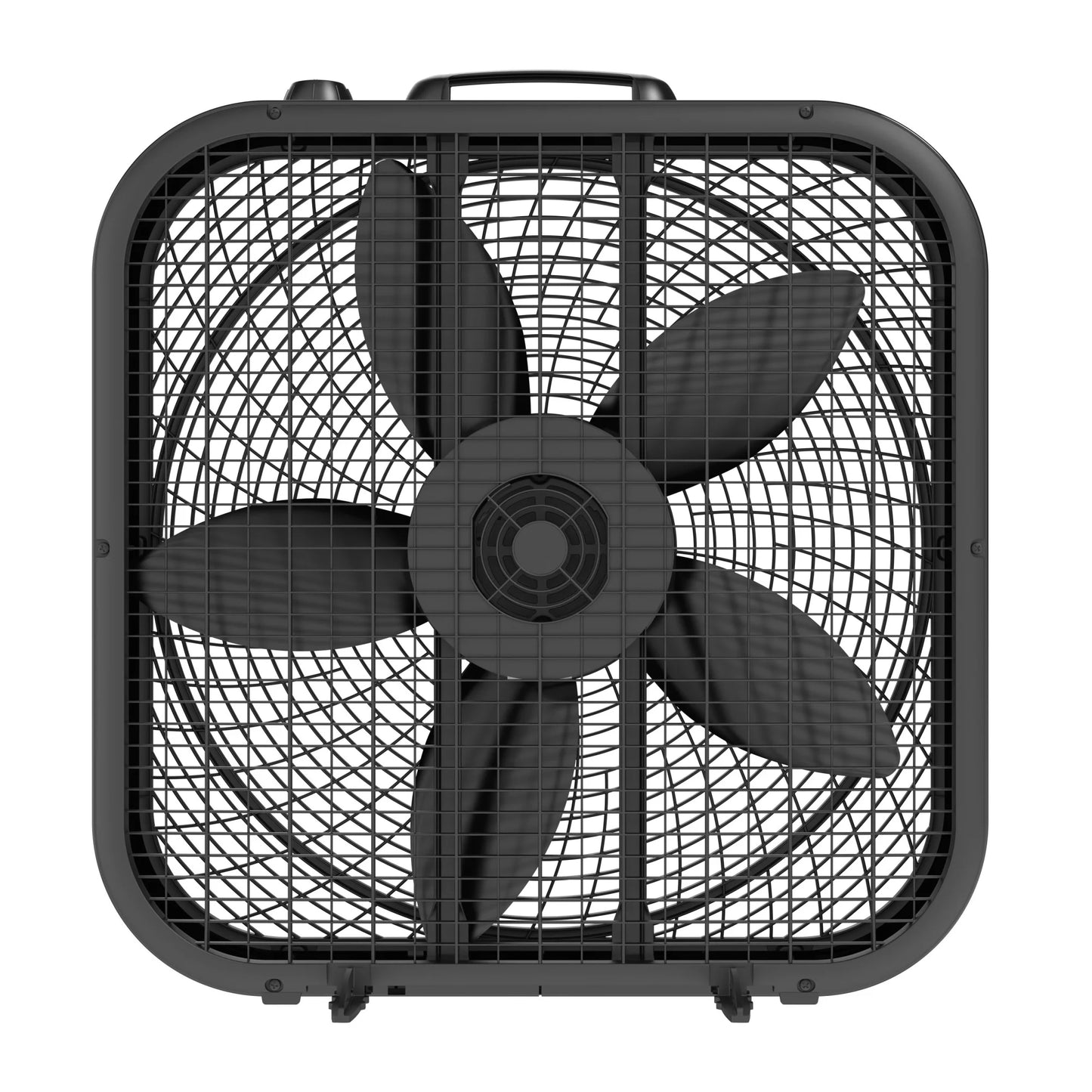 (3 Pack)  Cool Colors 20" 3-Speed Weather Resistant Box Fan, Black B20301, New
