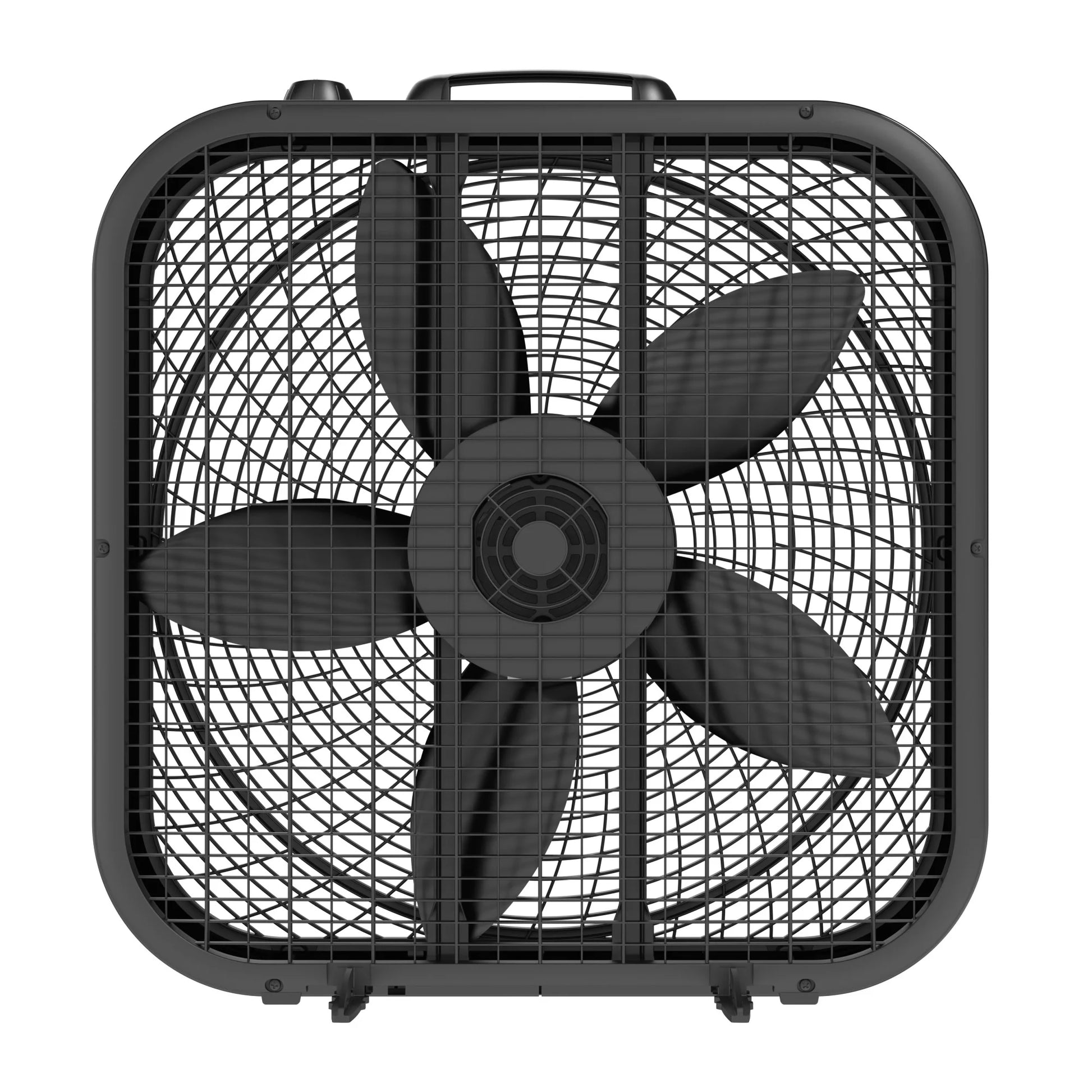 (3 Pack)  Cool Colors 20" 3-Speed Weather Resistant Box Fan, Black B20301, New