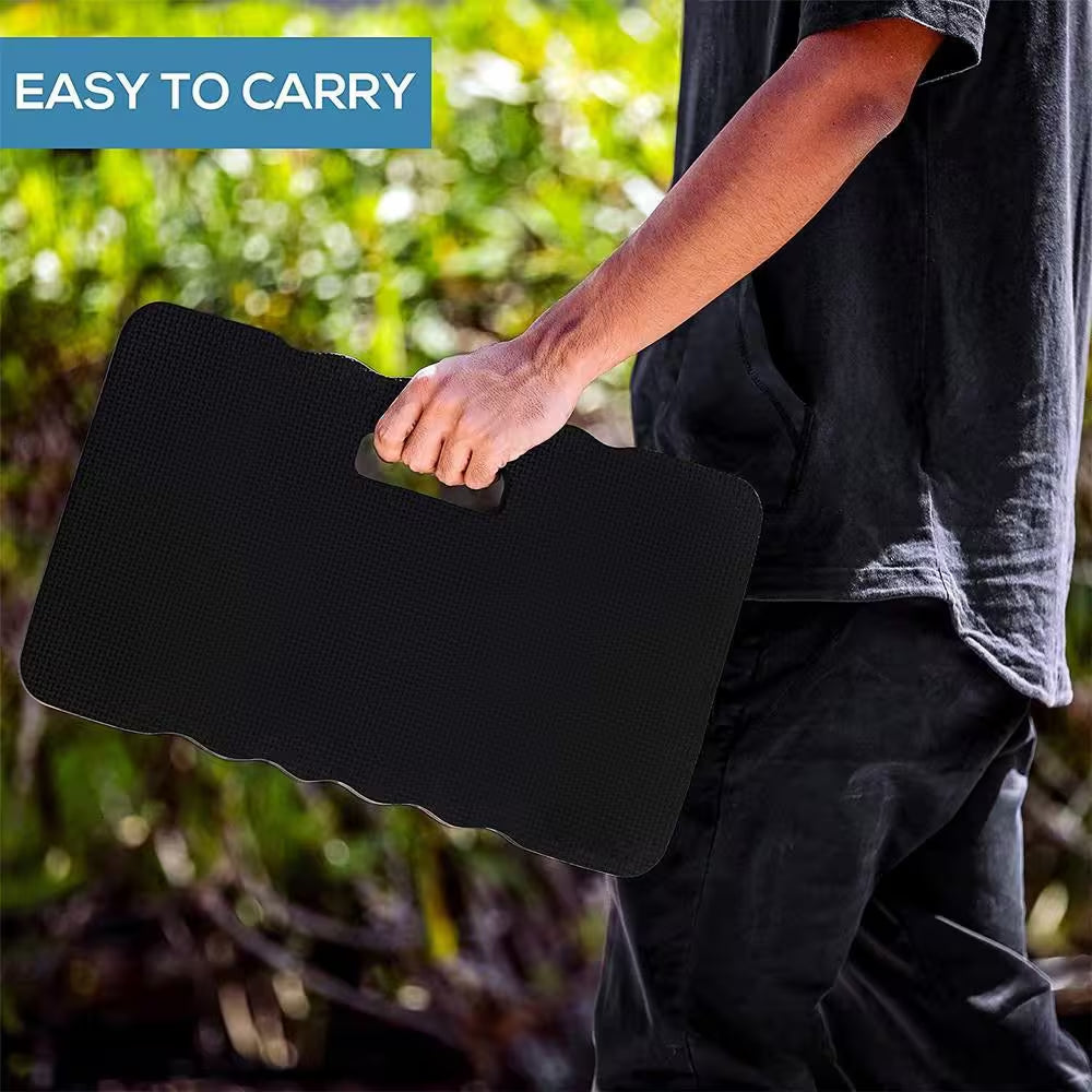 18 In. Thick Kneeling Pad, Garden Kneeler for Gardening, Black