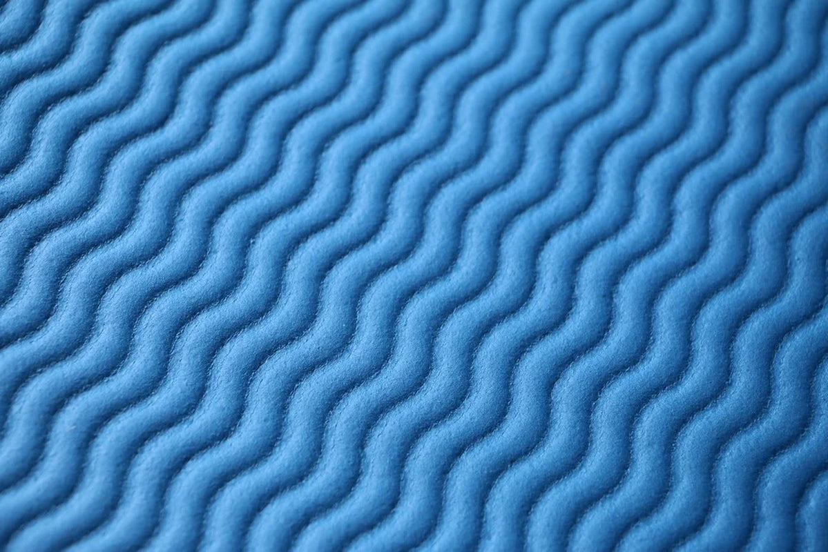 Thick Exercise Yoga Floor Mat Nbr 24 X 71 Inches, Great for Camping, Cardio Workouts, Pilates, Gymnastics, Carrying Strap Included