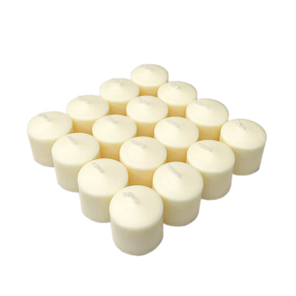 Unscented Votive Candles, Ivory, 16-Pack