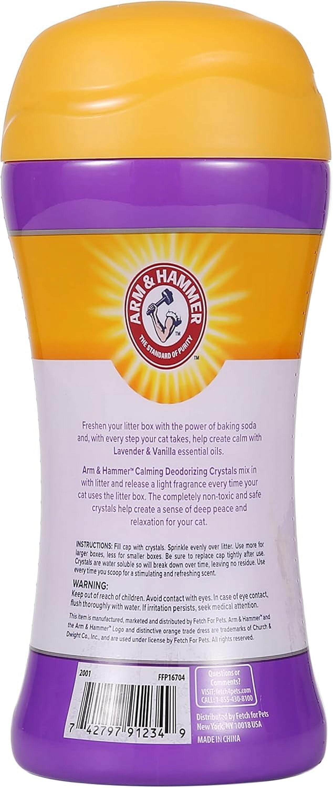 (12 Pack)  Cat Litter Deodorizing Crystals, Lavender & Vanilla Scent 15 Oz