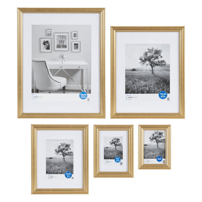 (2 Pack)  4X6 Traditional Gallery Wall Picture Frame, Gold