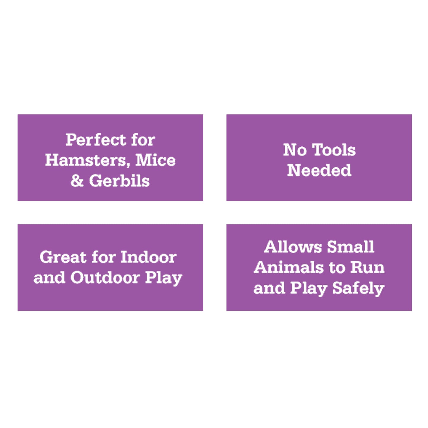 (3 Pack)  Portable Steel Wire Play Pen for Small Pets, Customizable, 10 Panels, Indoor & Outdoor Use, 9" Tall