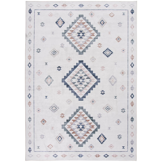 Southwestern Faux Fur Indoor Rug, 7'X10'