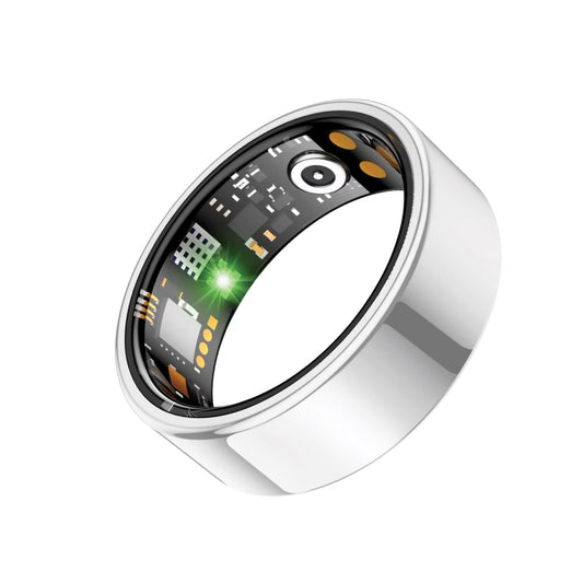 Smart Ring, Silver, Size 8