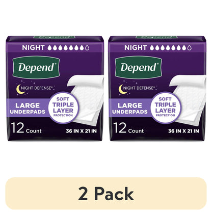 Underpads, Disposable Incontinence Bed Pads for Adults, 36" X 21", 48 Count