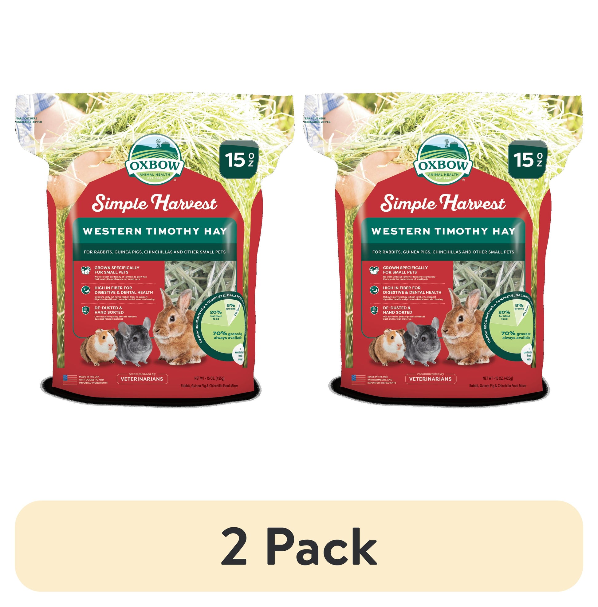 Simple Harvest Western Timothy Hay 15Oz.