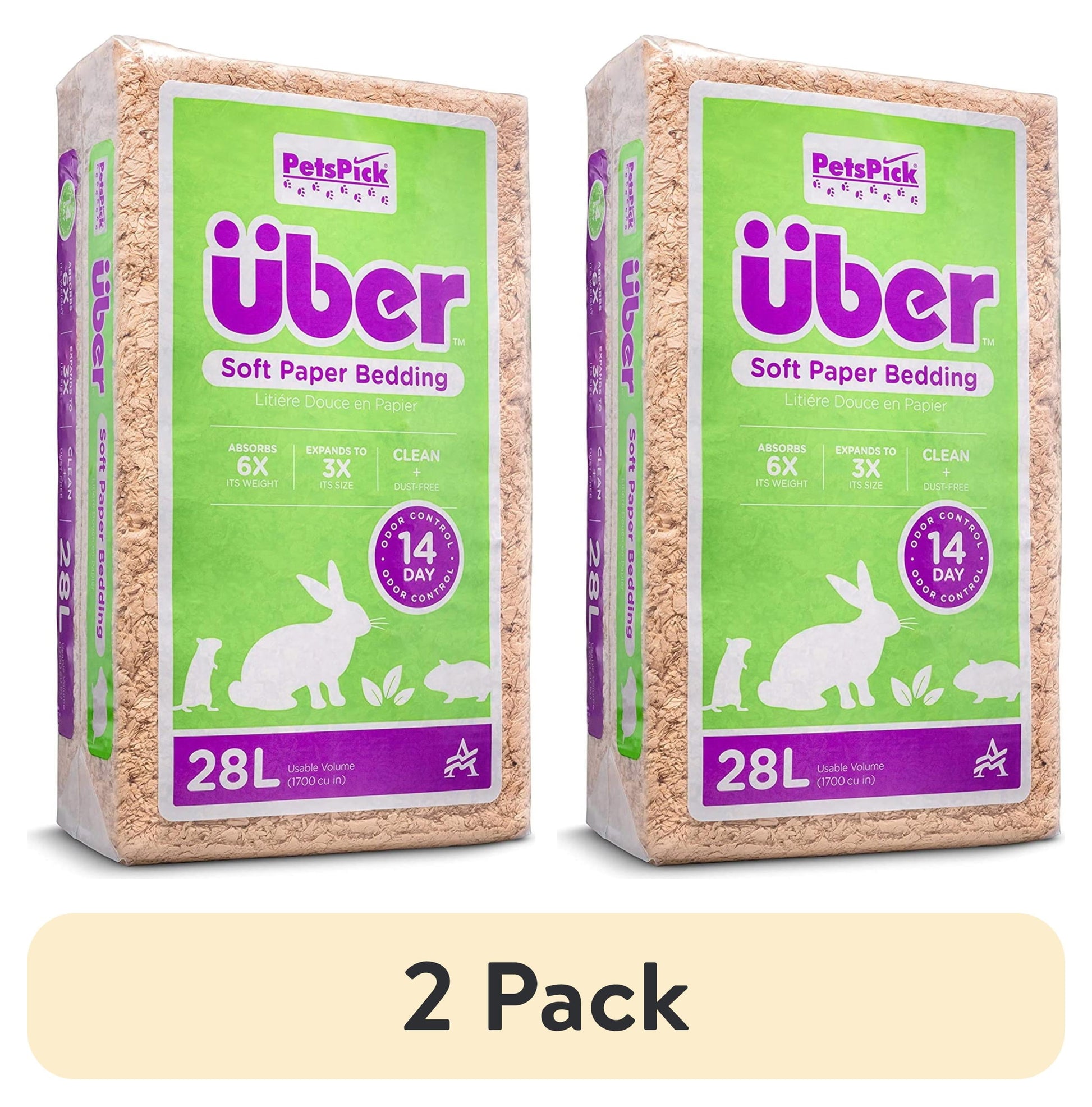 28L Natural Uber Pet Bedding for Small Animals