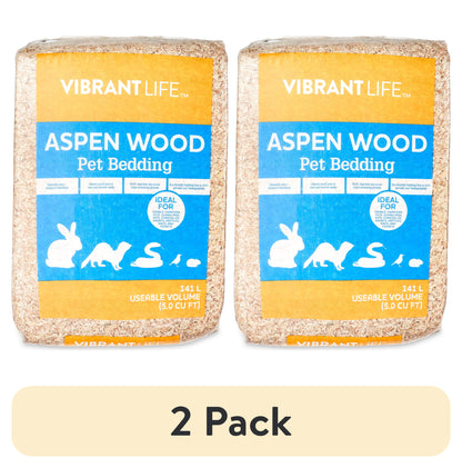 (4 Pack)  Aspen Wood Pet Bedding, 141 L Bag