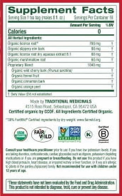(4 Pack) , Organic Throat Coat, Tea Bags, 16 Count