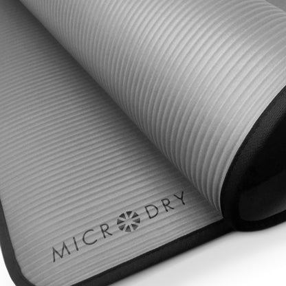 - Multi-Purpose Fitness Mat 8Mm - Padded, Skid & Tear Resistant 24" X 72" Gray