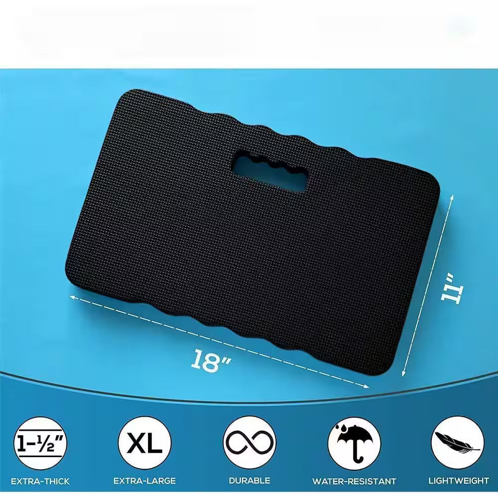 18 In. Thick Kneeling Pad, Garden Kneeler for Gardening, Black