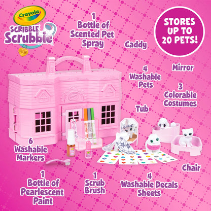 Scribble Scrubbie Pets Super Salon, Creative Toys for Kids, Coloring Gifts for Girls & Boys, Arts and Crafts, Ages 3+