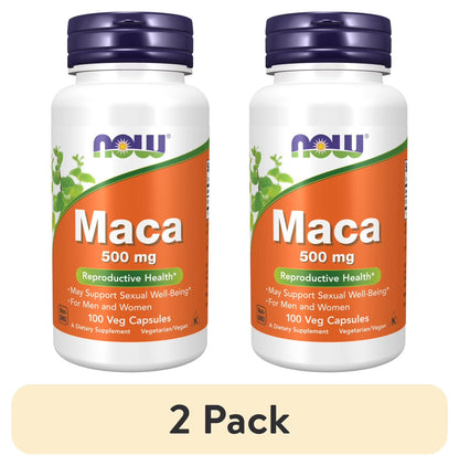 Supplements, Maca (Lepidium Meyenii) 500 Mg, for Men and Women, Reproductive Health*, 100 Veg Capsules