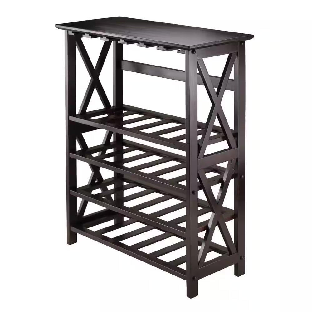 24-Bottles Coffee Wine Rack