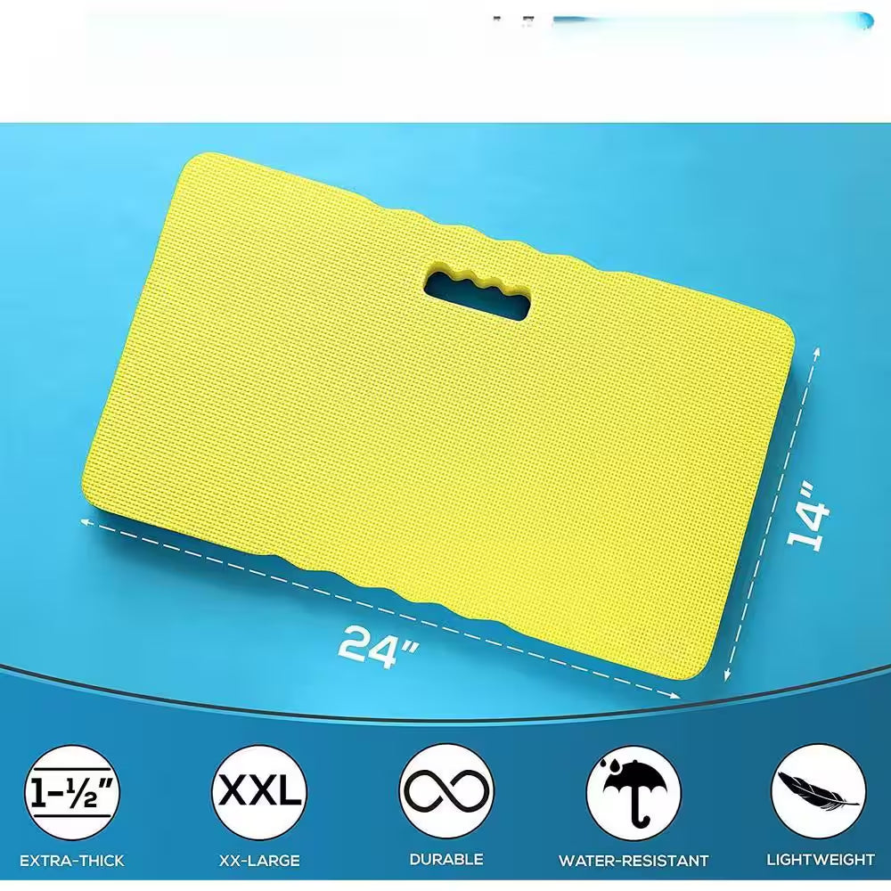 24 Kneeling Pad, Garden Kneeler for Gardening, Yellow