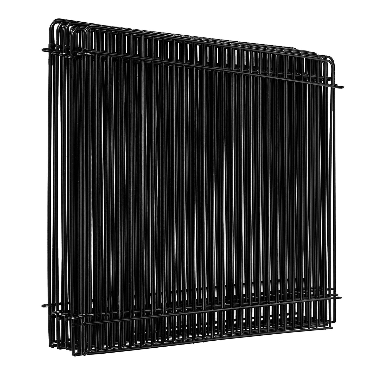 (3 Pack)  Portable Steel Wire Play Pen for Small Pets, Customizable, 10 Panels, Indoor & Outdoor Use, 9" Tall