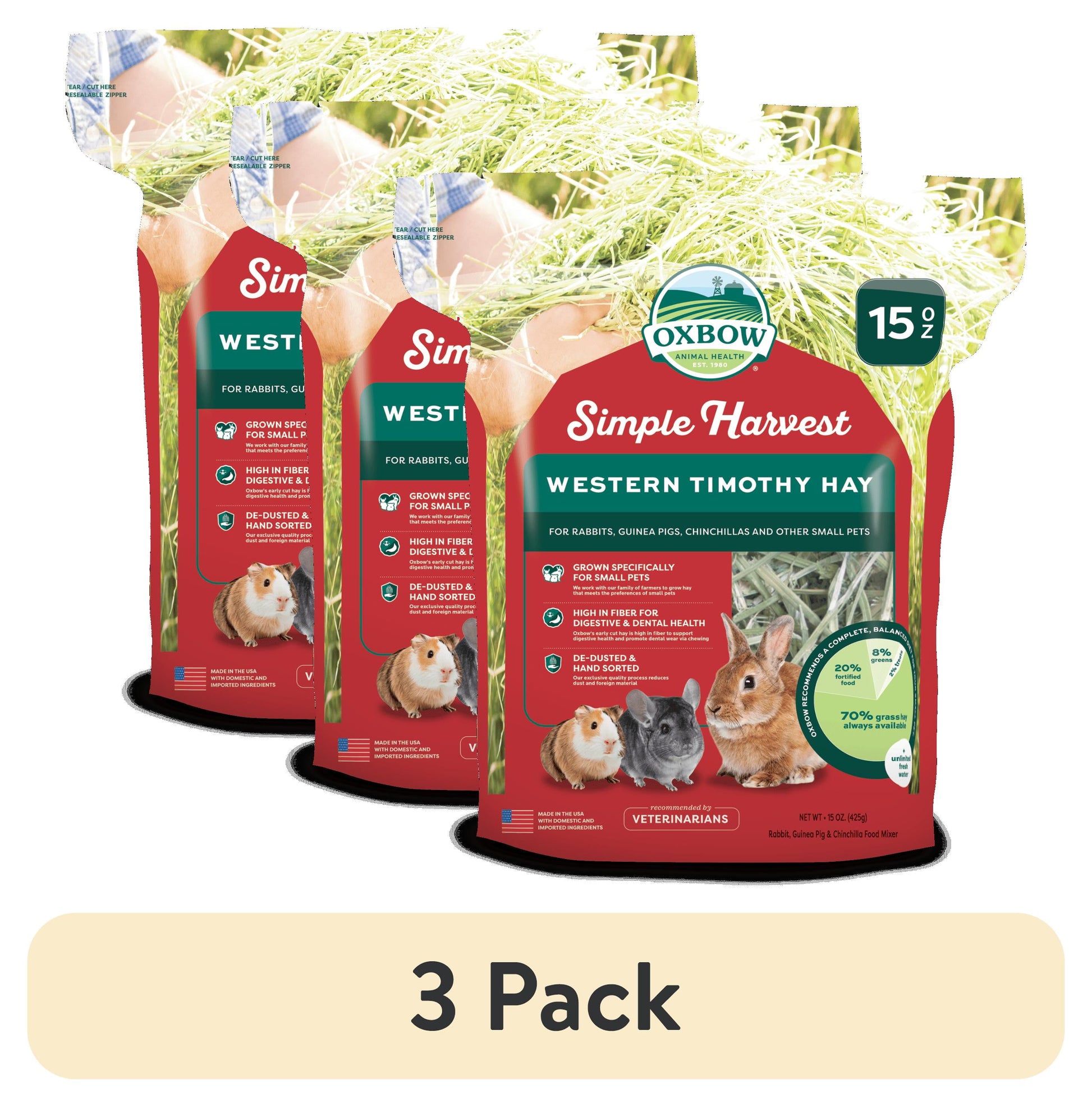 Simple Harvest Western Timothy Hay 15Oz.