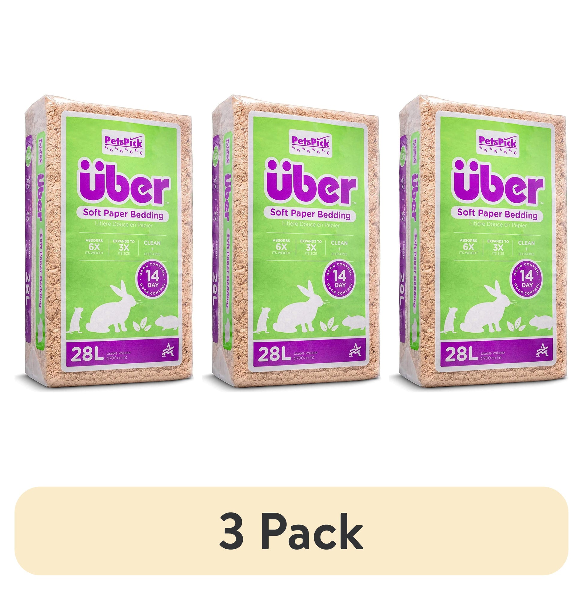 28L Natural Uber Pet Bedding for Small Animals