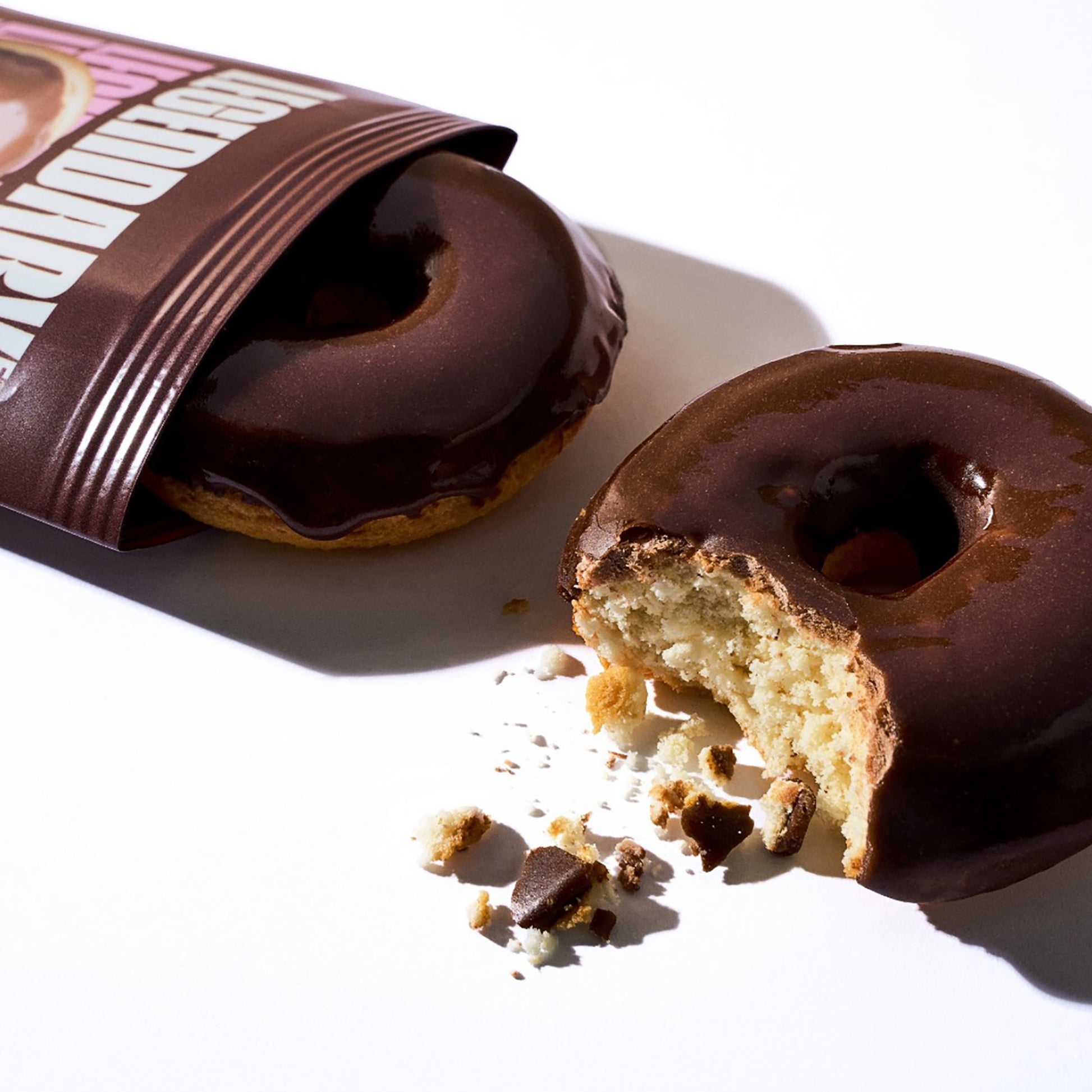 Protein Donuts - Chocolate Dipped 4 Pack | Protein Snack | Gluten-Free | Keto Friendly