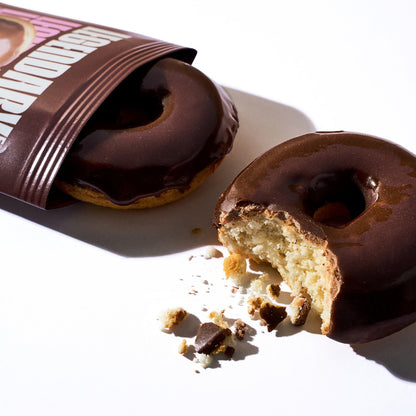 Protein Donuts - Chocolate Dipped 4 Pack | Protein Snack | Gluten-Free | Keto Friendly