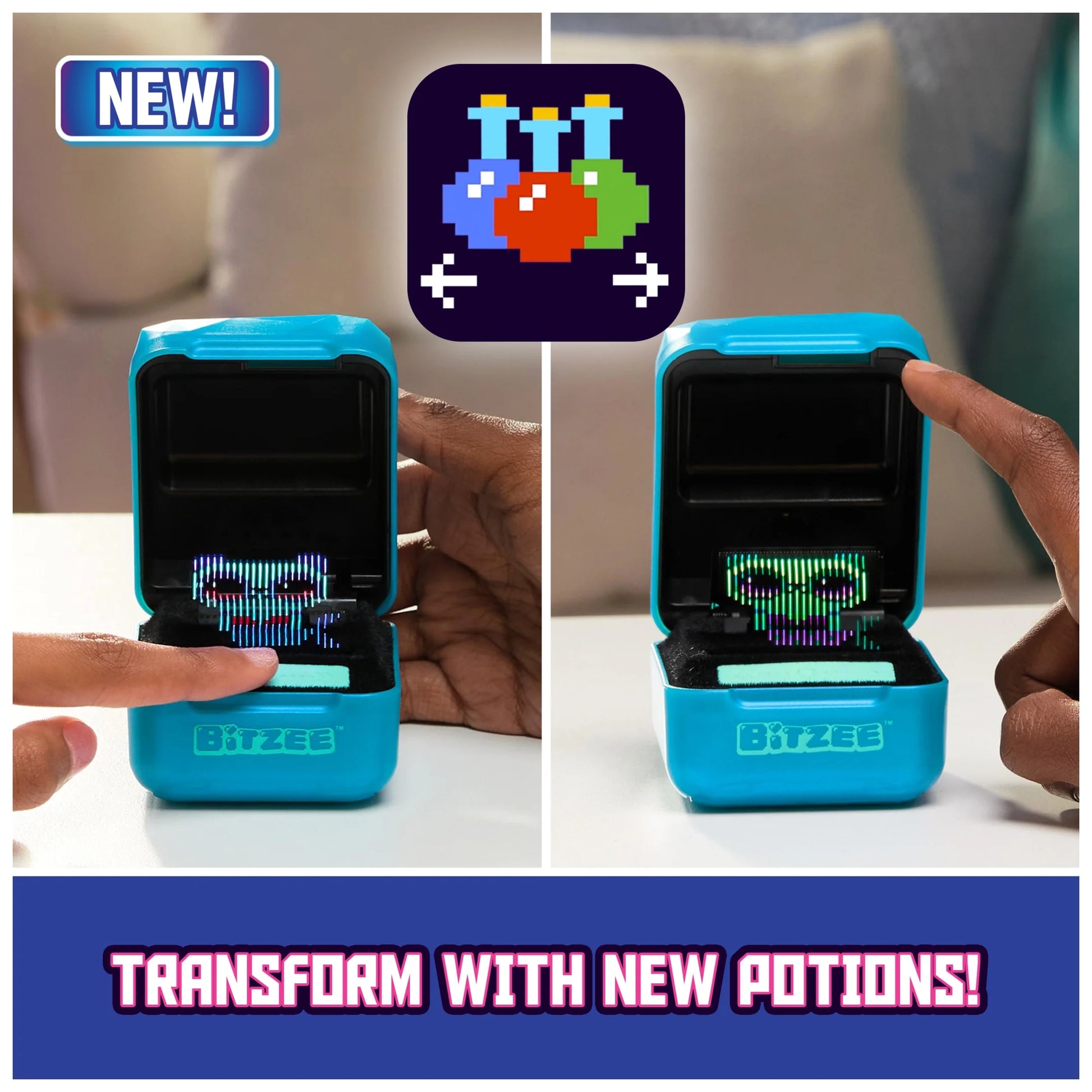 , Magicals Interactive Digital Pet with 20 Characters Inside, Reacts to Touch