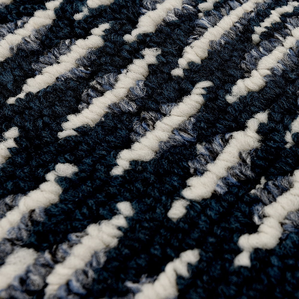 Silvestre Border Indoor Area Rug, Dark Blue, 30" X 45"