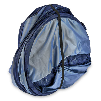 Soft-Sided Pop Open Dog Kennel, Blue, Large