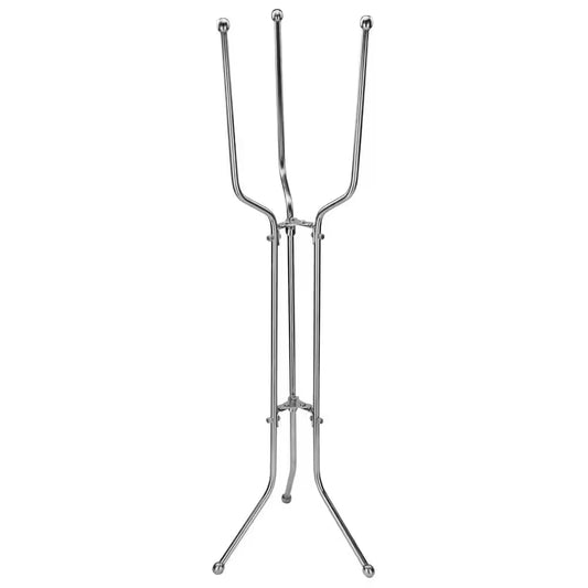 1-Bottle Stainless Steel Folding Wine Bucket Stand