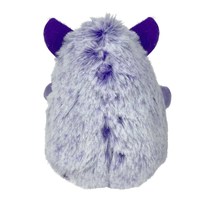 (3 Pack)  Mini Pet Plush Hedgehog Small Dog Toy with Squeaker, Purple