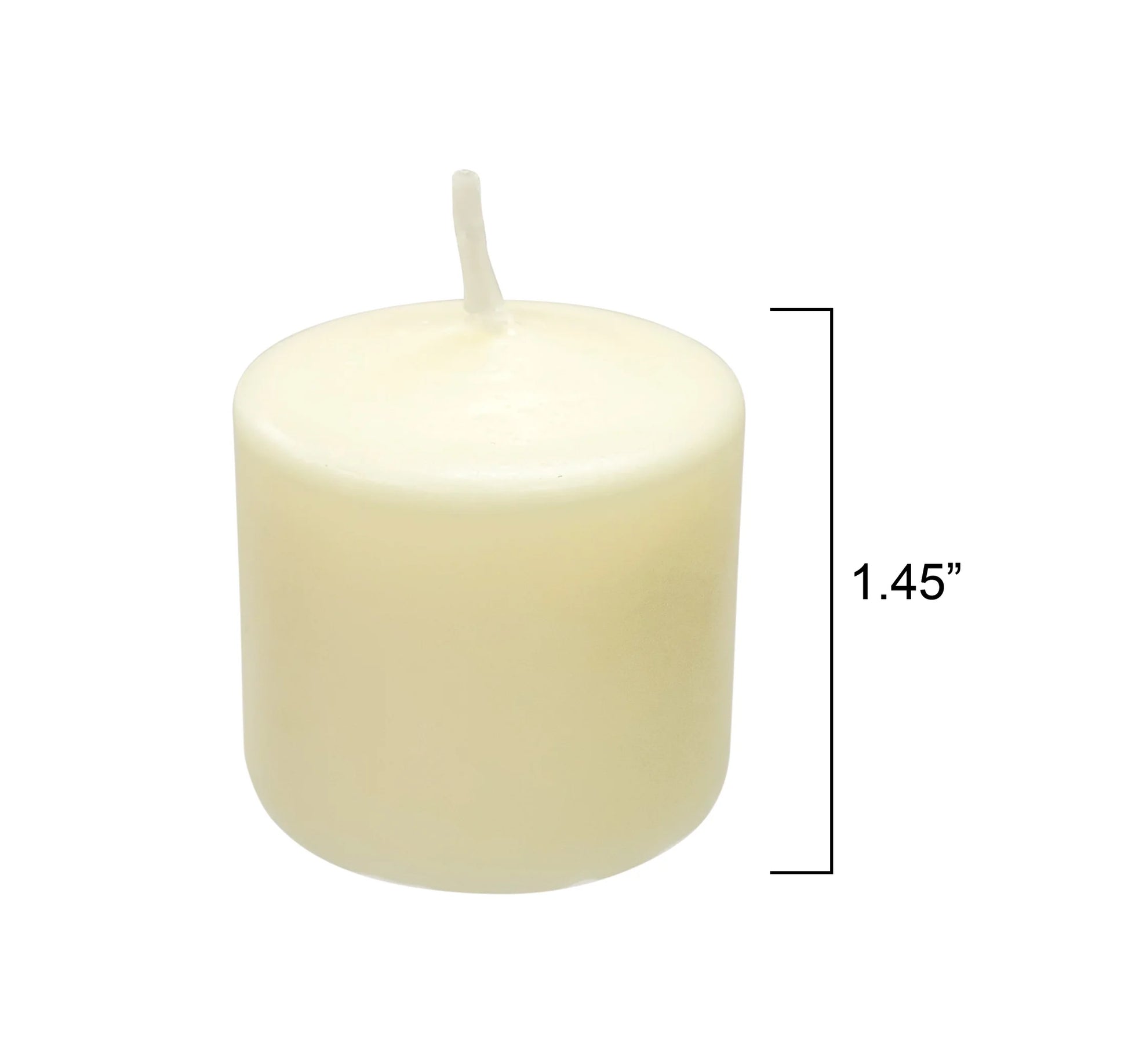 Unscented Votive Candles, Ivory, 16-Pack