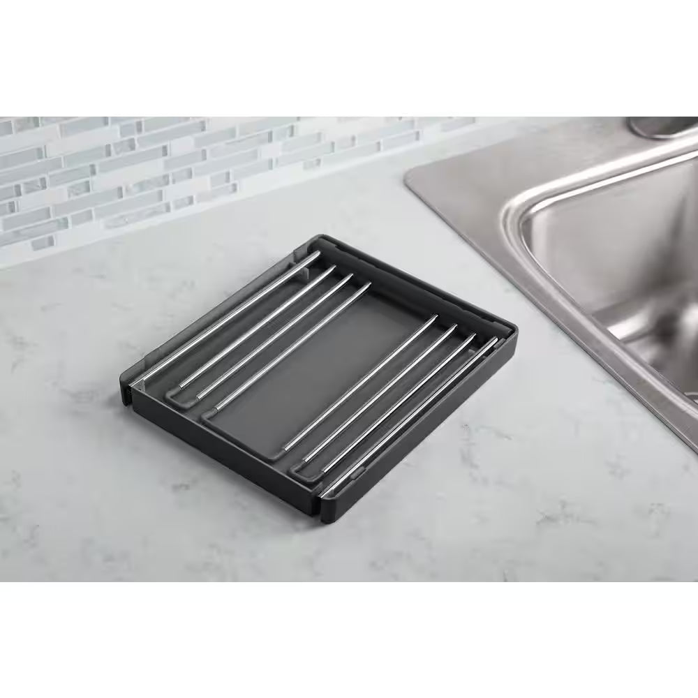 Wine Glass Drying Rack in Charcoal