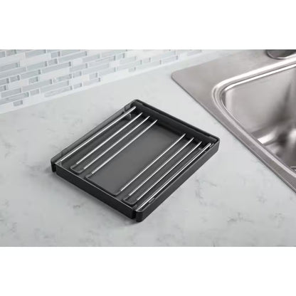 Wine Glass Drying Rack in Charcoal