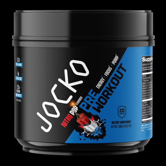 Preworkout Powder, Nitro Pop, High Stim, Sugar-Free, 200Mg Caffeine, 20 Servings