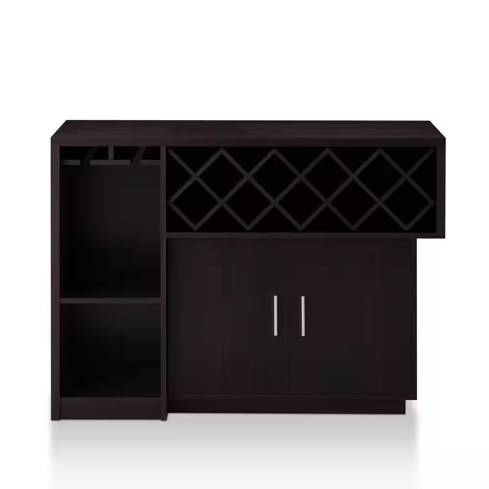 Vosso 22-Bottle Espresso Wine Cabinet