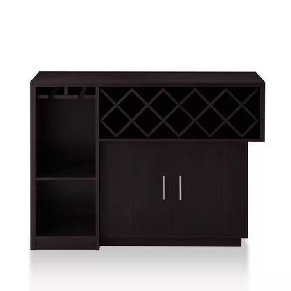 Vosso 22-Bottle Espresso Wine Cabinet