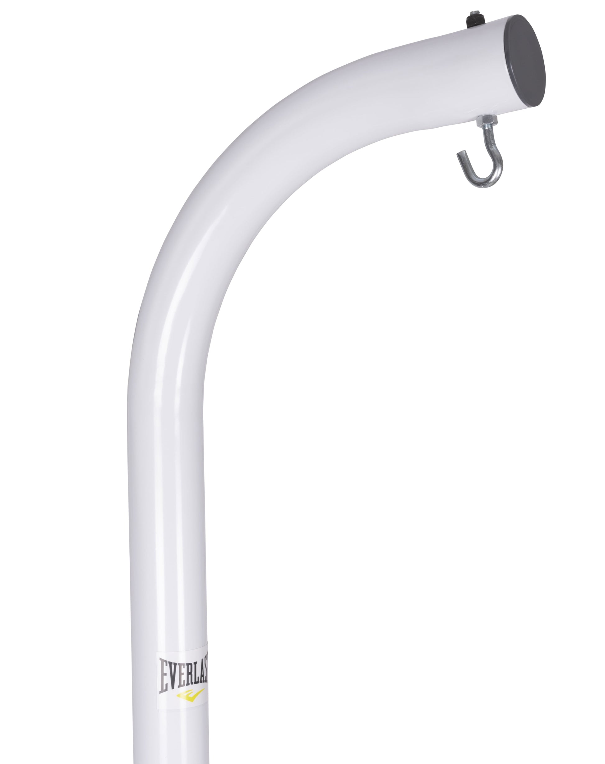 Single Station Heavy-Duty Punching Bag Stand, Powder-Coated Steel, 100 Lb Capacity, White