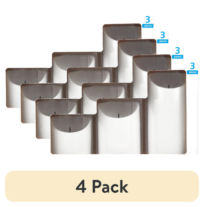 Unscented Flameless LED Pillar Candle, Ivory, Various Sizes, 3 Count